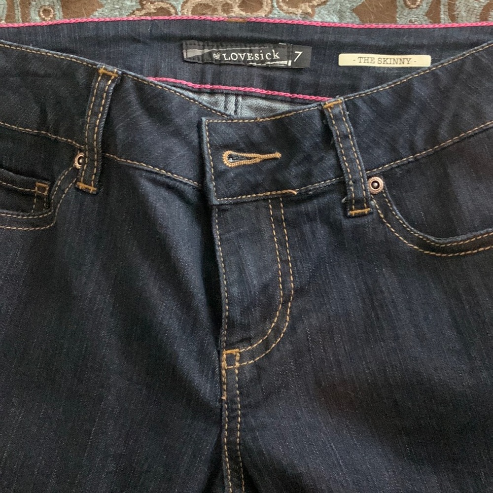 Lovesick skinny jean size 7